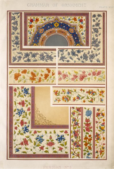 Persian No 5, Plate XLVII, from 